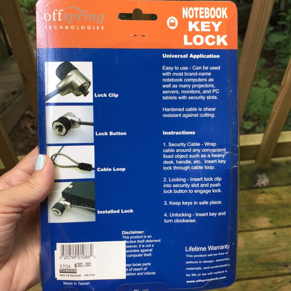 NIB- Computer lock - Picture 2 of 2
